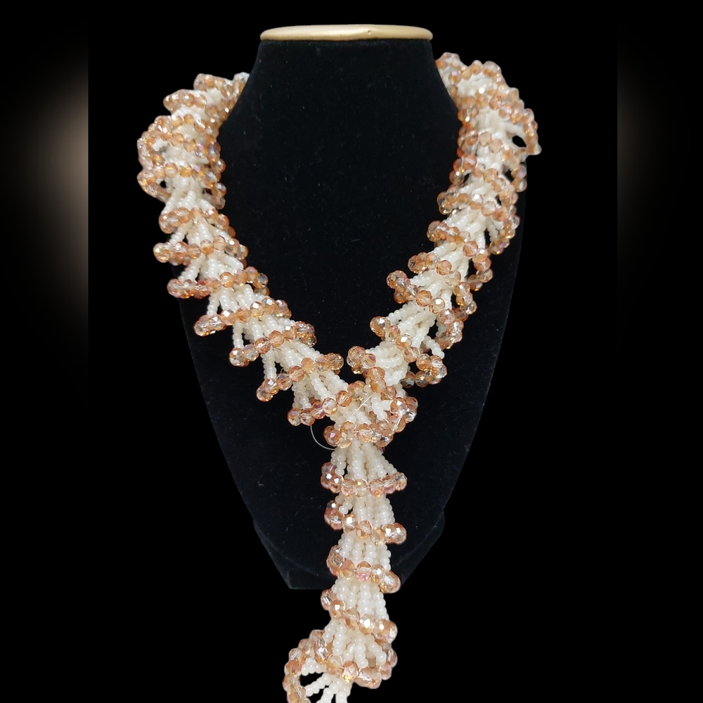 Beaded Spiral Necklace
